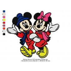 Mickey Mouse 30 Embroidery Design